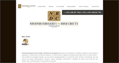 Desktop Screenshot of nrdc-advogados.com